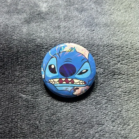 Lilo & Stitch Handmade Button Set 1.25in Disney Pins Blue Stitch - Picture 4 of 9
